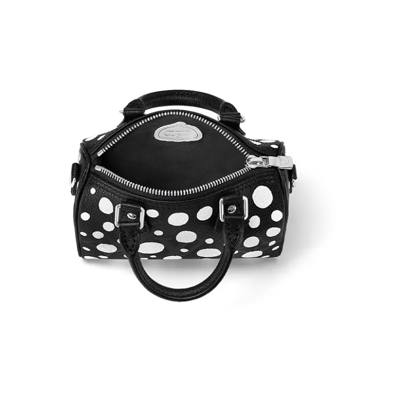 LOUIS VUITTON X Yayoi Kusama Nano Speedy Black/White-3