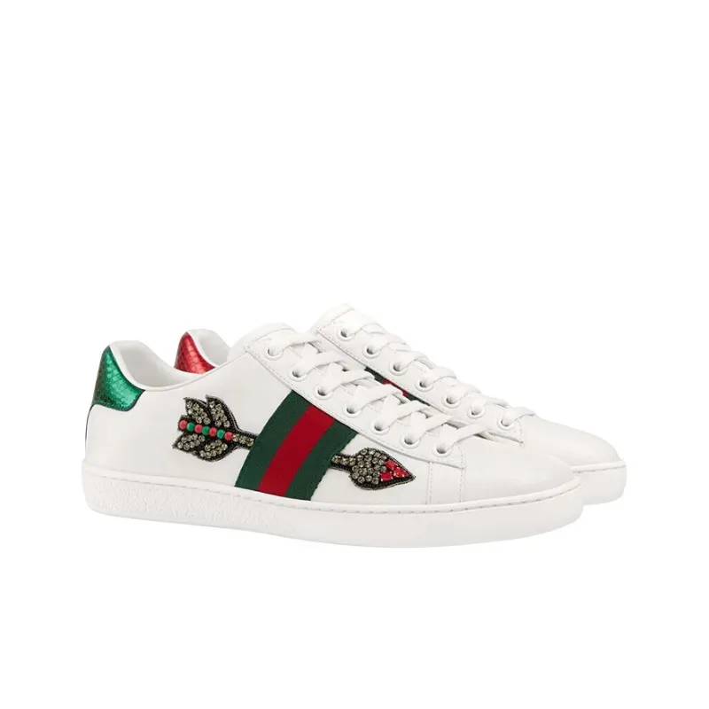 GUCCI Women's Ace Embroidered 'Arrow' Women's-1