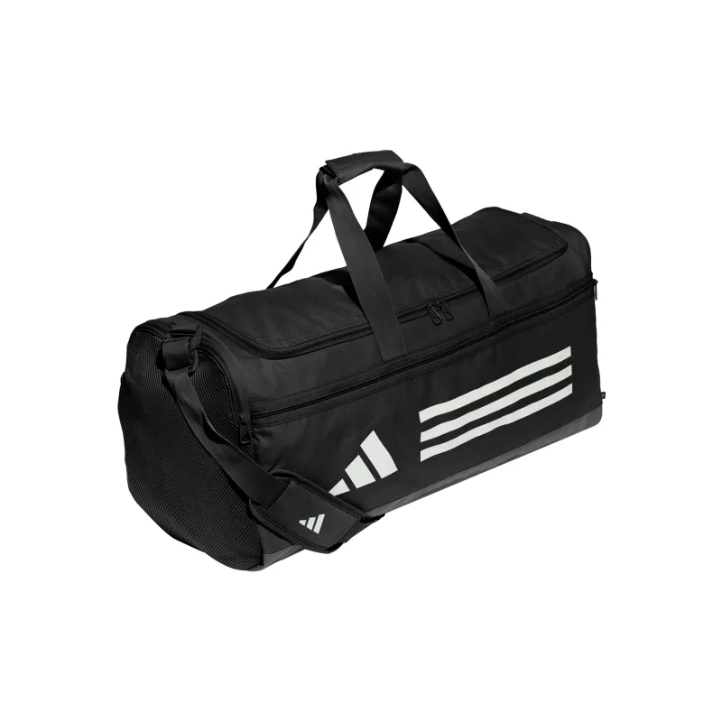 Adidas Polyester Handbag Shoulder Bag Crossbody Bag Gym Bag Large Size Unisex Black-1