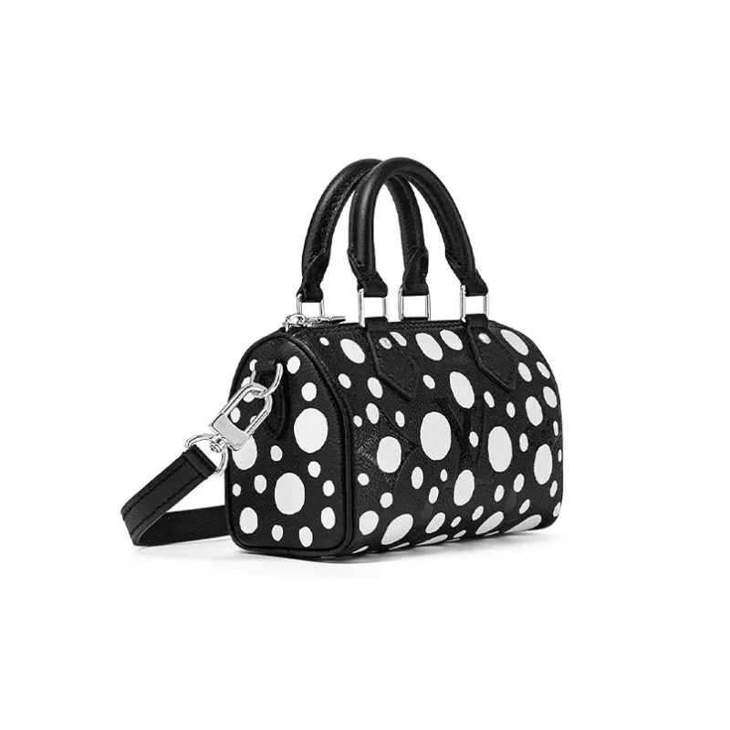 LOUIS VUITTON X Yayoi Kusama Nano Speedy Black/White-1