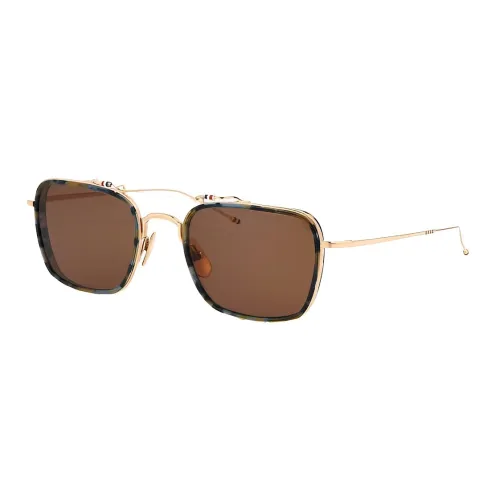 THOM BROWNE Sunglasses Unisex Brown