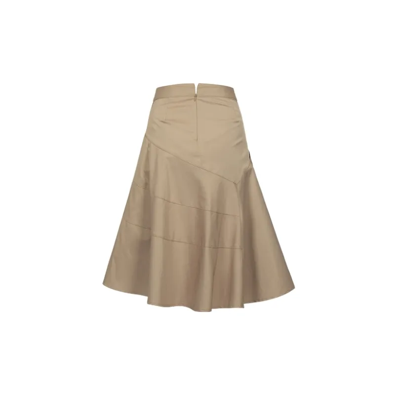 EVISU Casual Long Skirts Women's Taupe-1