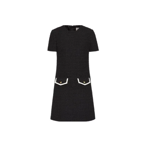 Valentino Short-Sleeved Dresses Women's Black