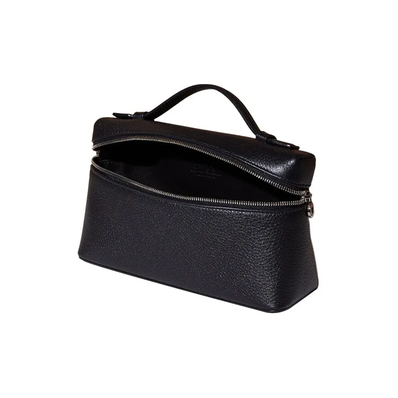 Loro Piana ExtraPocket Calfskin Handbag Shoulder Bag Crossbody Bag Women's Marine Blue-3