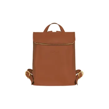 LONGCHAMP Le Foulonné Leather Backpack