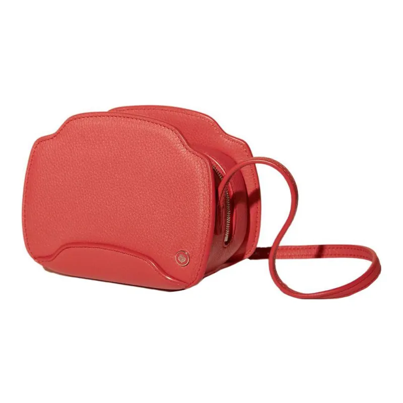 Loro Piana Calfskin Shoulder Bag Crossbody Bag Women's Orange Red-1