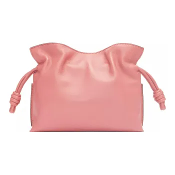 LOEWE Flamenco Clutch In Nappa Calfskin Mini Peach Bloom