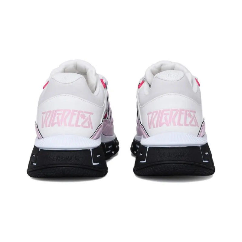 VERSACE Trigreca Low-Top Sports Casual Shoes Women's Pink White-3