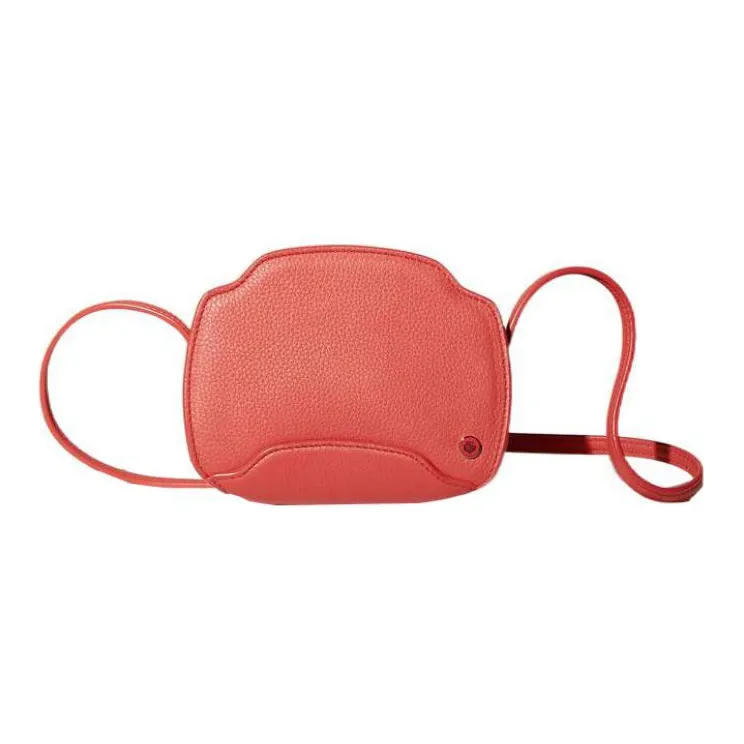Loro Piana Calfskin Shoulder Bag Crossbody Bag Women's Orange Red-0
