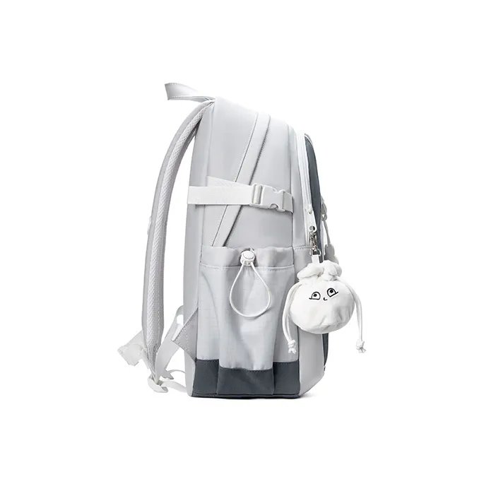 MR.ACE HOMME Polyester Backpack Regular Unisex Beige-13