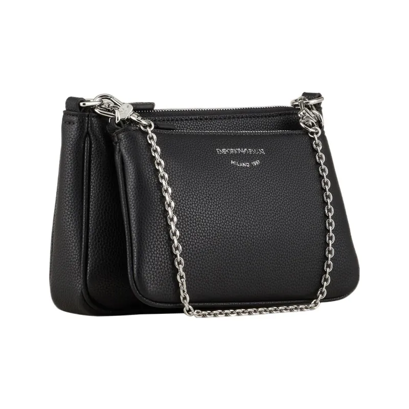 EMPORIO ARMANI Polyurethane Handbag, Shoulder Bag, Crossbody Bag Mini Women's Black-1