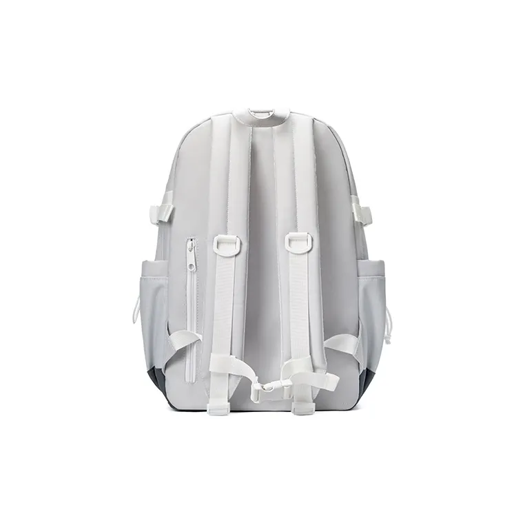 MR.ACE HOMME Polyester Backpack Regular Unisex Beige-14
