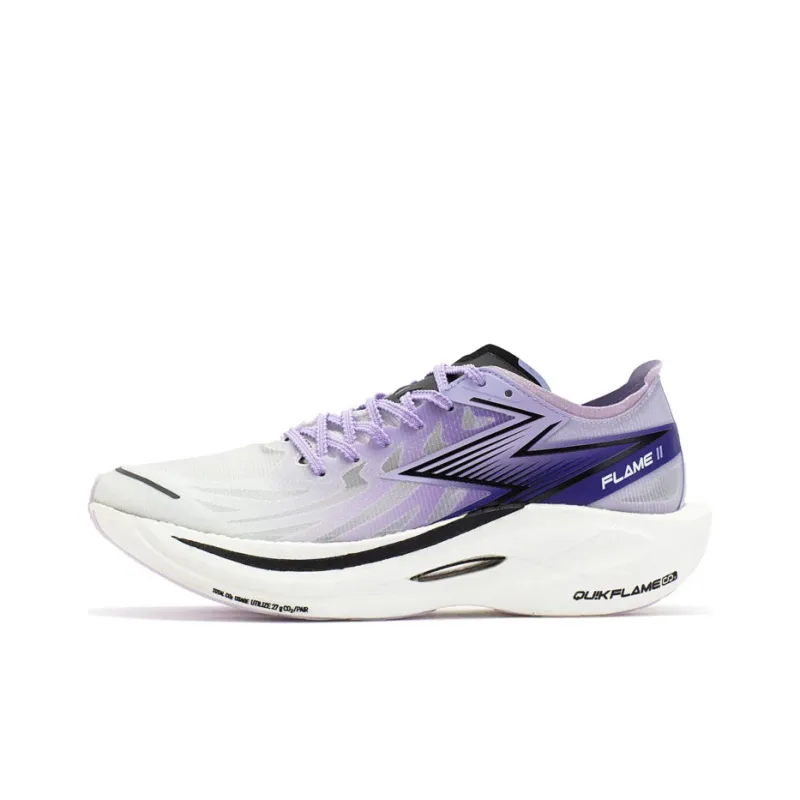 361° Feiran 2 Low Top Running Shoes Men's White Purple-0