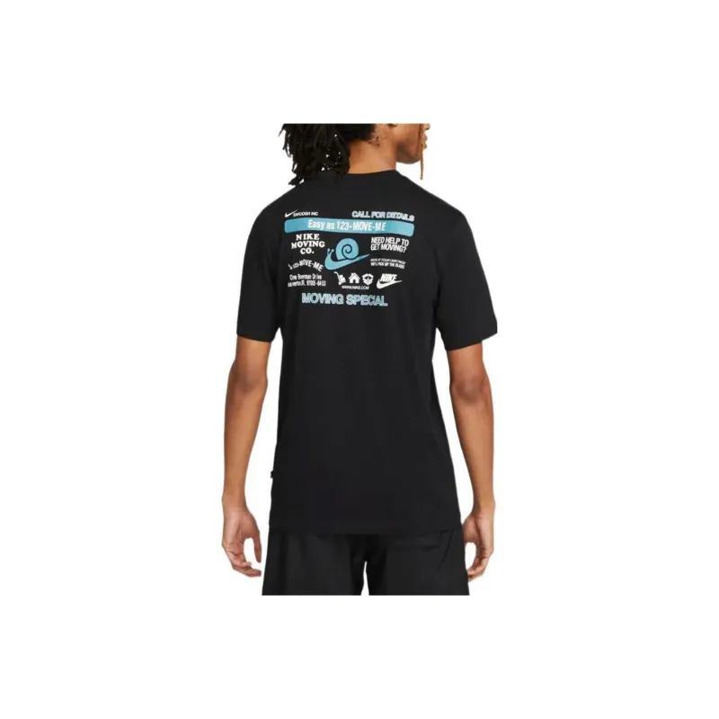 Nike T Shirts Men Black-1