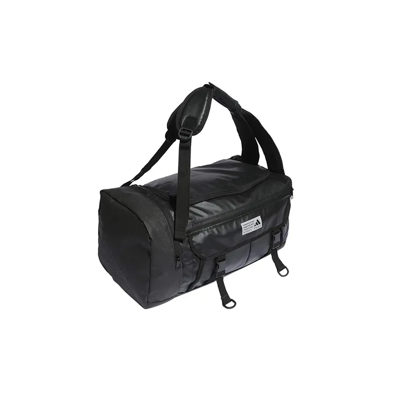 Adidas Polyurethane Luggage Bag Gym Bag Medium Size Unisex Black-1
