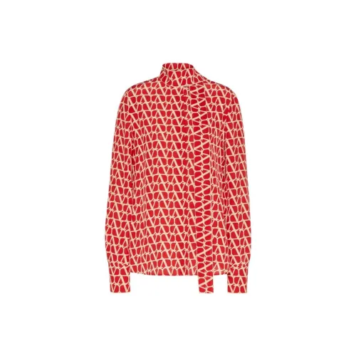 Valentino SS23 Lunar New Year Shirts Women's Red