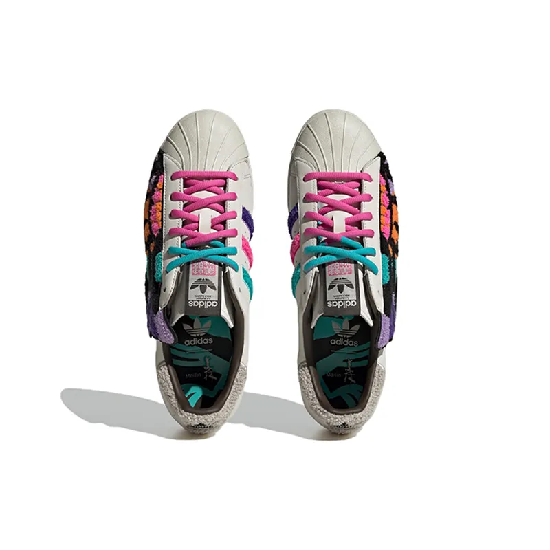 Adidas Originals Superstar 80s X Han Meilin 'White Black Pink'-4