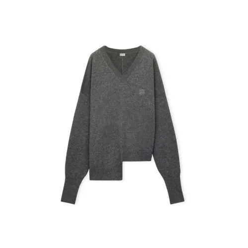 LOEWE Cashmere Sweaters Women's Dark Gray