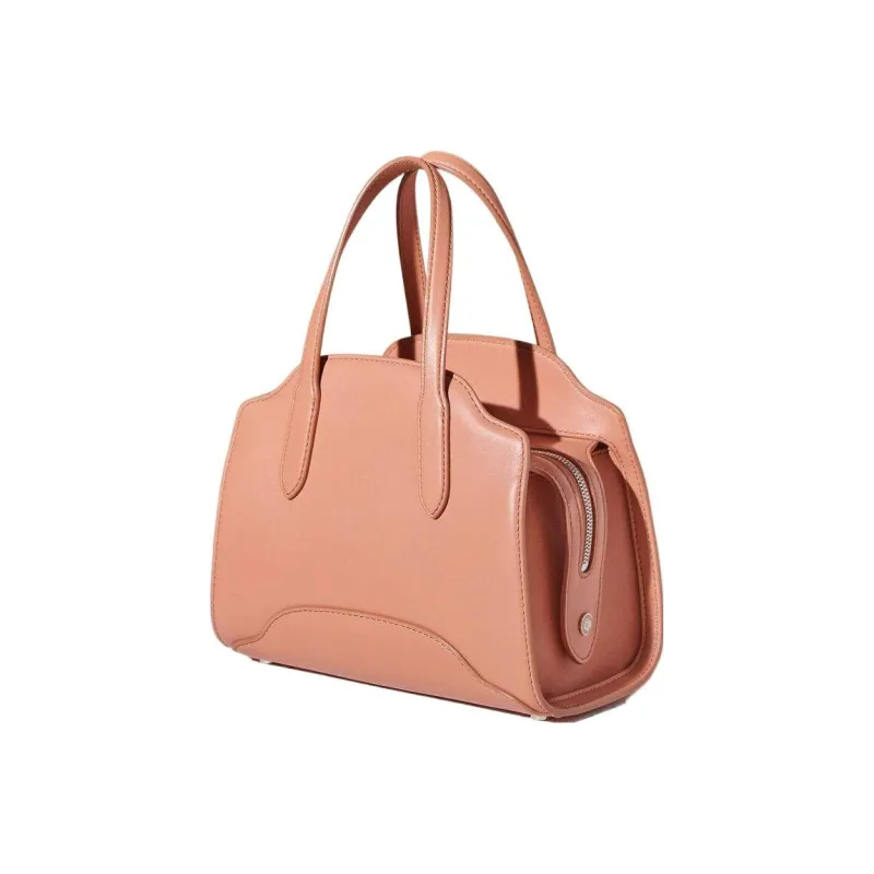 Loro Piana Calfskin Tote Shoulder Bag Crossbody Bag Mini Women's Flesh Pink-1