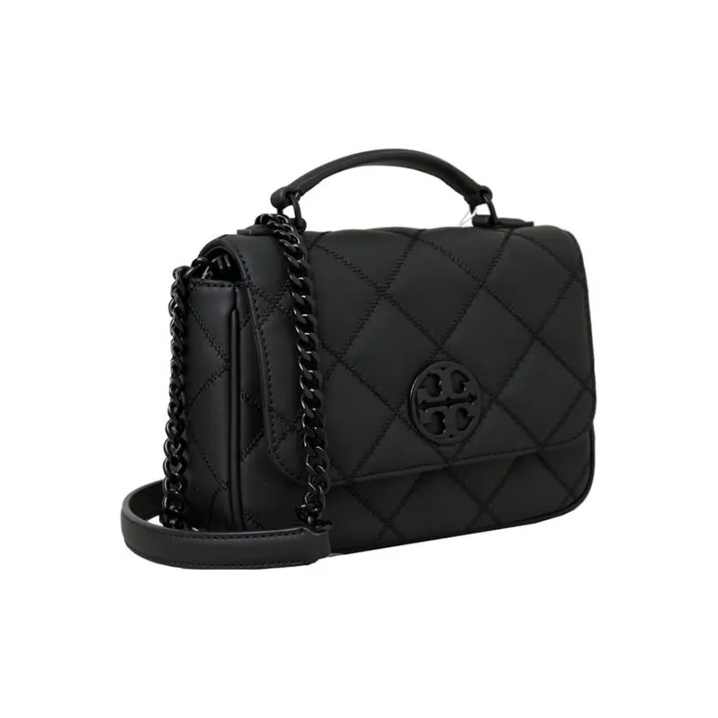 TORY BURCH TB Willa Artificial Leather Shoulder Bag Crossbody Bag Handbag Mini Women's Black-2
