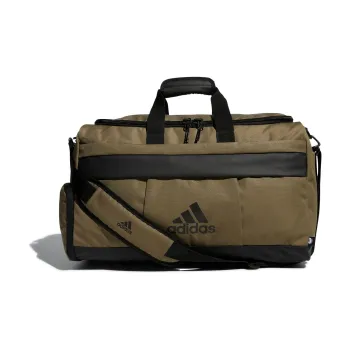 Adidas Recyclable Polyester Golf Equipment Tote Bag Gym Bag Large Size Men's Strata Olive Green/Black