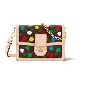 LOUIS VUITTON X Yayoi Kusama Dauphine Mm Monogram Multicolor