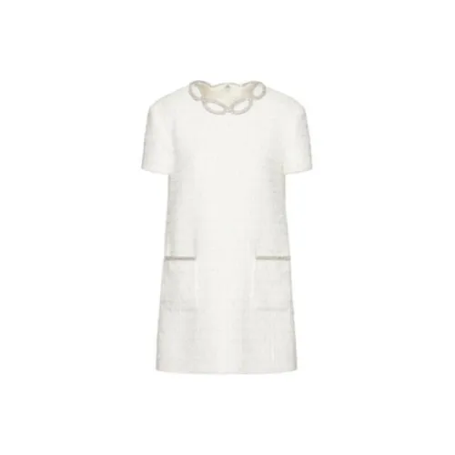 Valentino Short-Sleeved Dresses Women's Silver