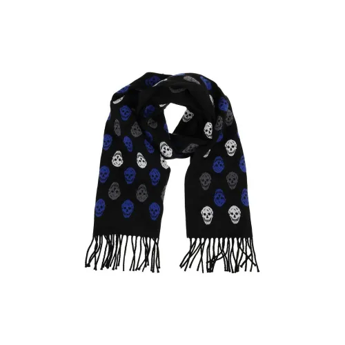 Alexander McQueen Knit Scarves Unisex Black