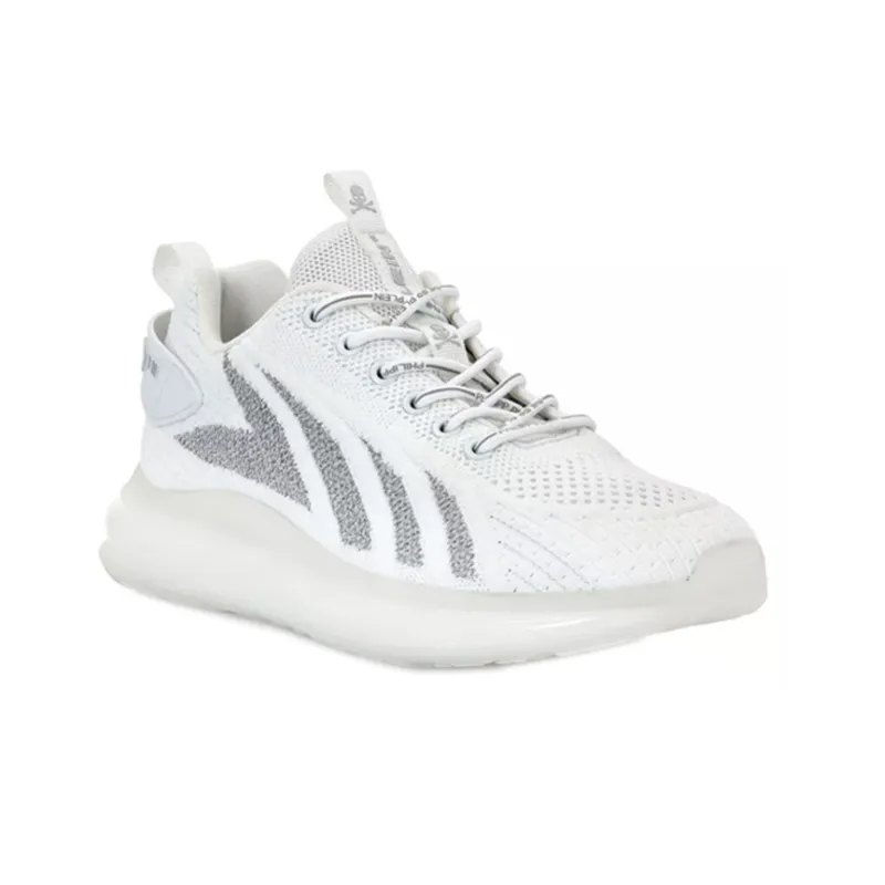 PHILIPP PLEIN Slip Resistant Low Top Sports Casual Shoes Men's White-2