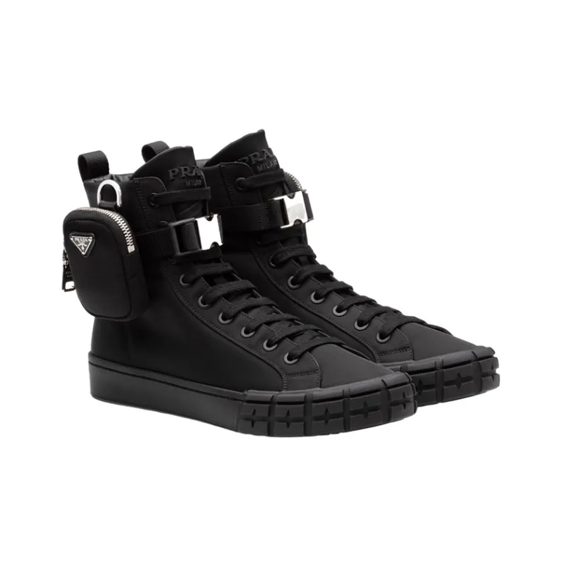 PRADA Wheel Re-Nylon High 'Black'-2