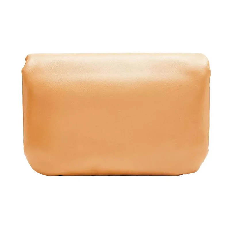 LOEWE Puffer Goya Bag In Shiny Nappa Lambskin Mini Camel-4