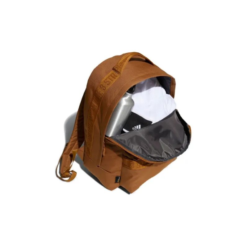 Adidas Polyester Backpack Regular Unisex Brown-3
