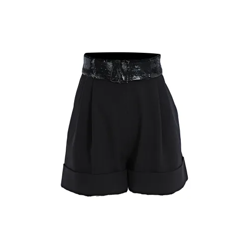 Marie Elie Casual Shorts Women's Black