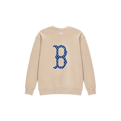 MLB Sweatshirts Unisex Light Beige