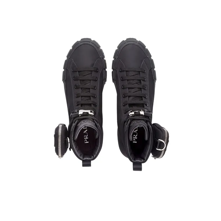 PRADA Wheel Re-Nylon High 'Black'-4