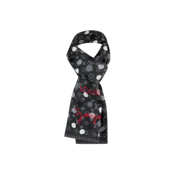 LOUIS VUITTON X Yayoi Kusama Painted Dots Stole