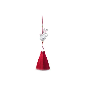 Swarovski Asian Symbols Pendants Women's Red