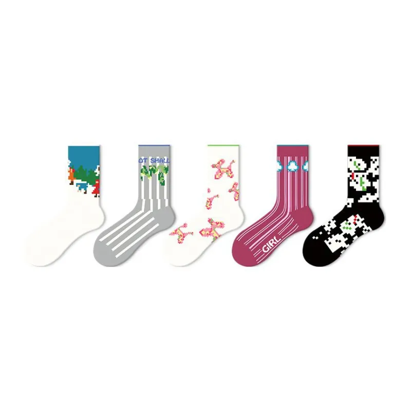 JKN Unisex Mid Calf Socks-0