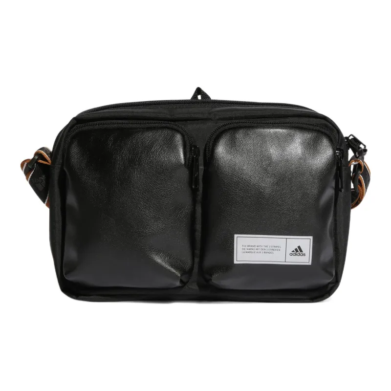 Adidas Polyamide Sports Bag Shoulder Bag Crossbody Bag Regular Unisex Black-0
