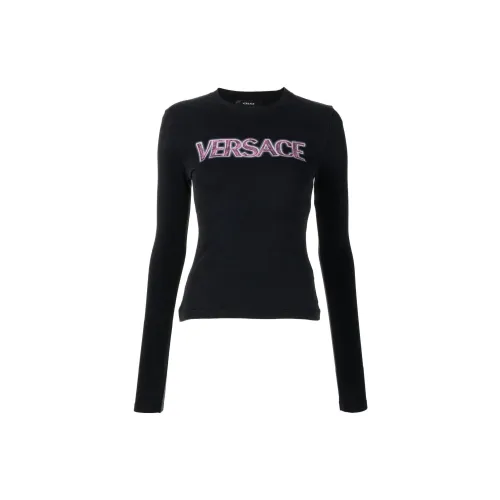 VERSACE T-Shirts Women's Black