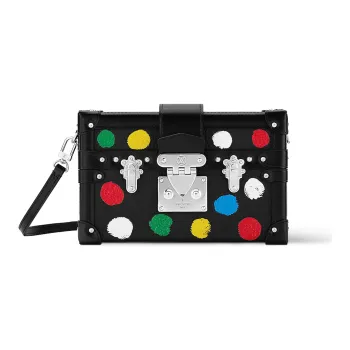 LOUIS VUITTON X Yayoi Kusama Petite Malle Black
