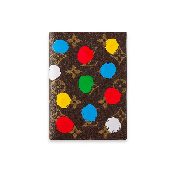 LOUIS VUITTON X Yayoi Kusama Passport Cover Monogram Multicolor-0