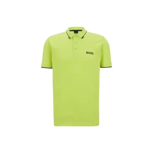 HUGO BOSS SS23 Polo Shirts Men Green