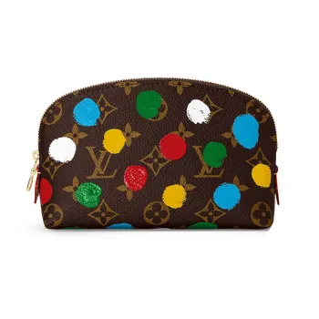 LOUIS VUITTON X Yayoi Kusama Cosmetic Pouch Monogram Multicolor