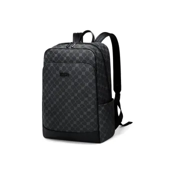 GOLF Synthetic Leather Backpack Large Size Men's Black