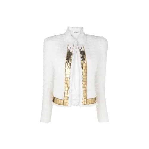 BALMAIN Jackets Women's White