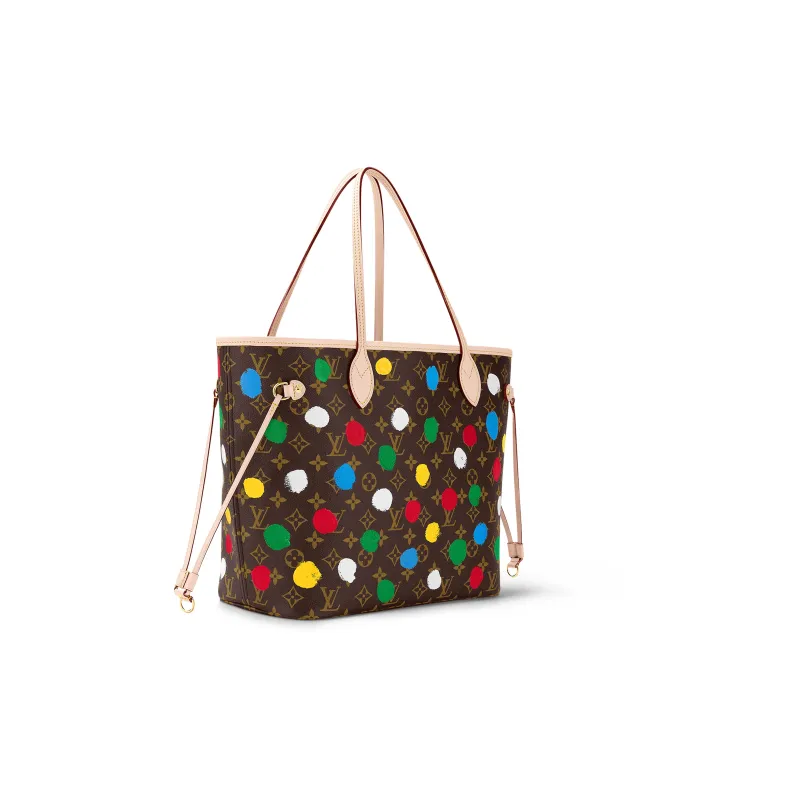 LOUIS VUITTON X Yayoi Kusama Neverfull Mm Monogram Multicolor-1