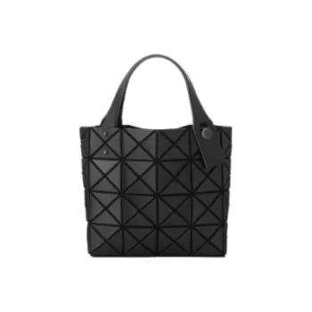 ISSEY MIYAKE Lucent Boxy Artificial Leather Small Square Bag Handbags Regular Women's Black