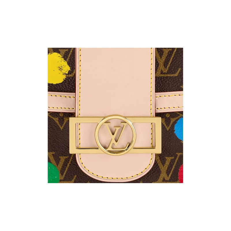 LOUIS VUITTON X Yayoi Kusama Dauphine Mm Monogram Multicolor-5