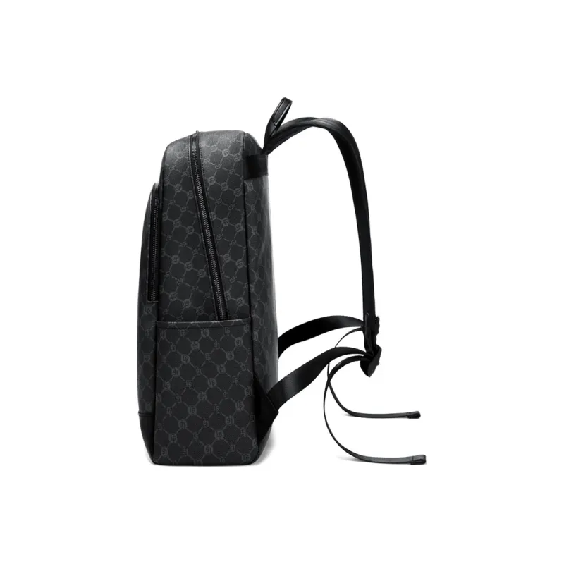 GOLF Synthetic Leather Backpack Tubas Men's Black-2